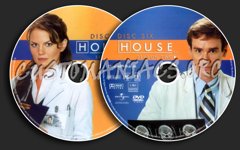 House Season 2 dvd label