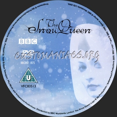 The Snow Queen dvd label