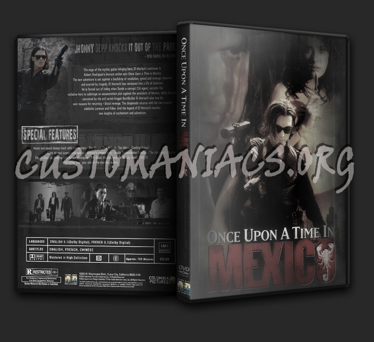 Once Upon A Time In Mexico dvd cover