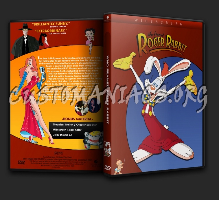 Who Framed Roger Rabbit dvd cover