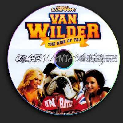 Van Wilder - The Rise Of Taj dvd label