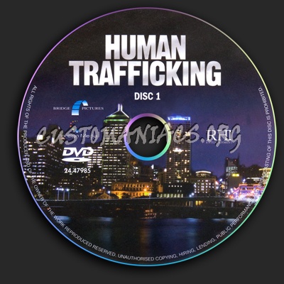 Human Trafficking dvd label
