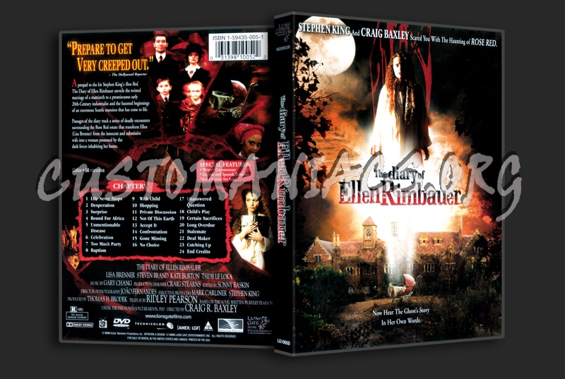 The Diary of Ellen Rimbauer dvd cover