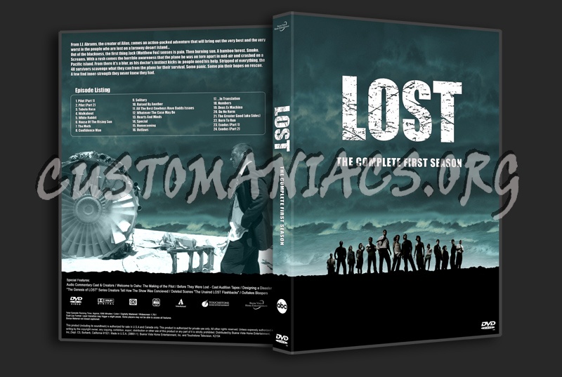 Lost - Season 1 dvd cover