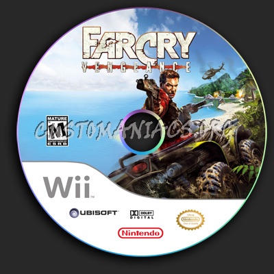 Far Cry Vengeance dvd label