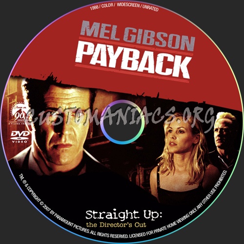 Payback dvd label