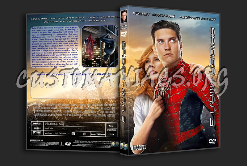 Spider-Man 3 dvd cover