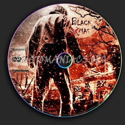 Black Xmas dvd label