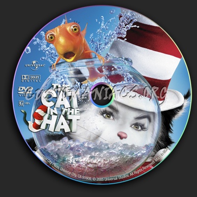 Cat in the Hat dvd label