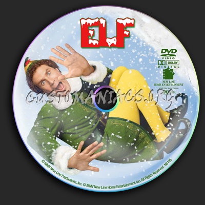 Elf dvd label