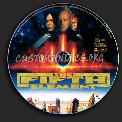 The 5th Element dvd label