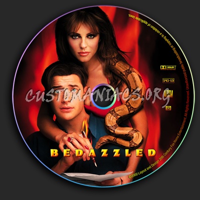 Bedazzled dvd label