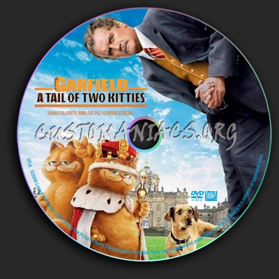 Garfield 2 dvd label