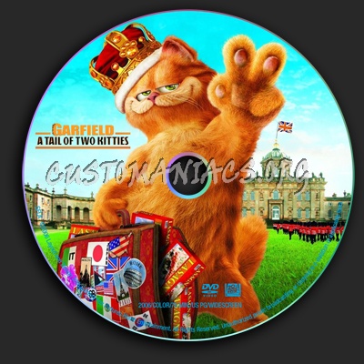 Garfield 2 dvd label