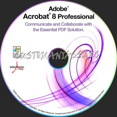 Acrobat dvd label