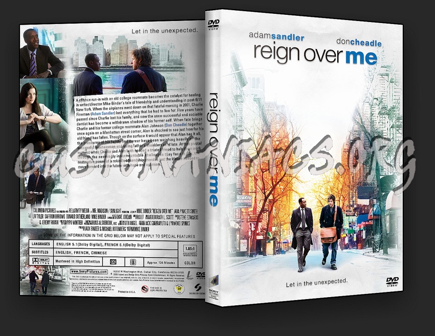Reign Over Me dvd cover