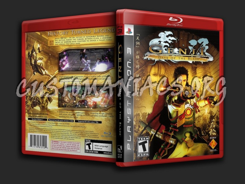 Genji Days Of The Blade dvd cover