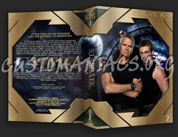 stargate season 2 dvd cover