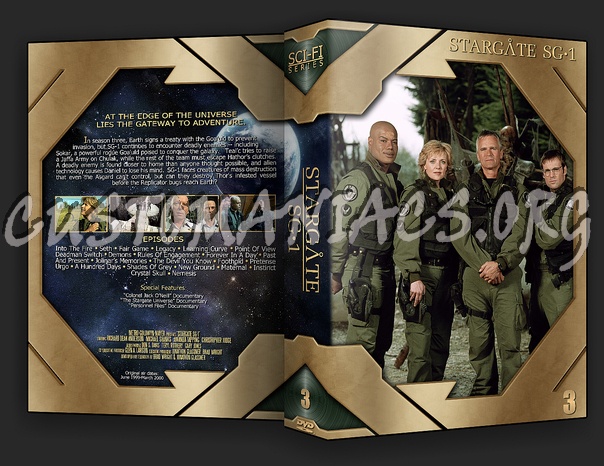 stargate season 3 dvd cover