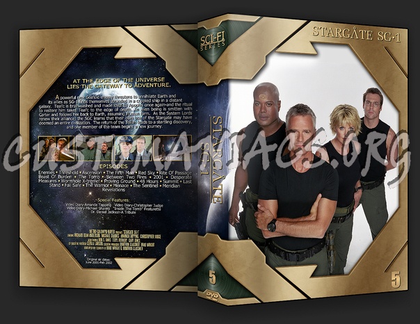 stargate season 5 dvd cover