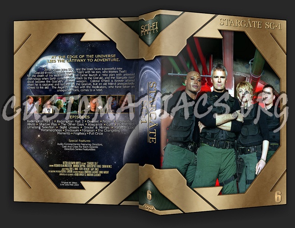 stargate season 6 dvd cover