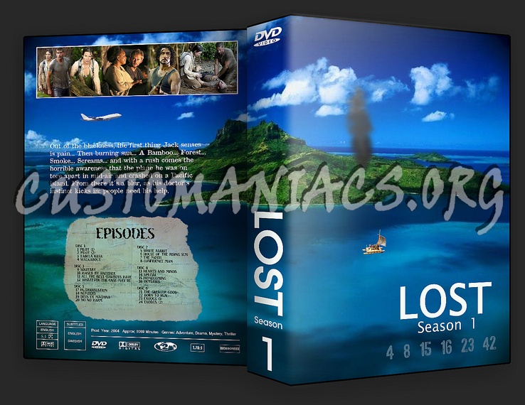 Lost - Season 1 dvd cover