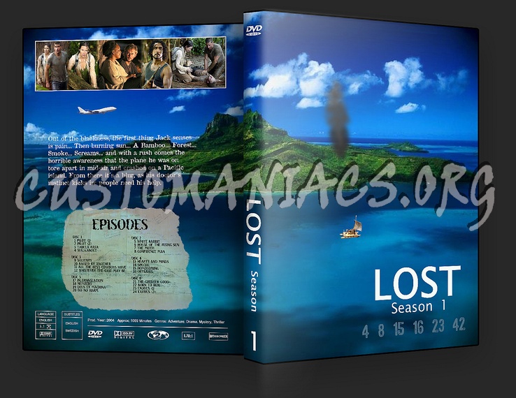 Lost Season 1 - CSTM dvd cover