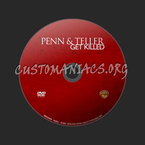 Penn & Teller Get Killed dvd label
