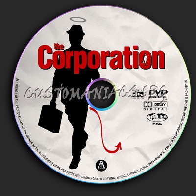 The Corporation dvd label