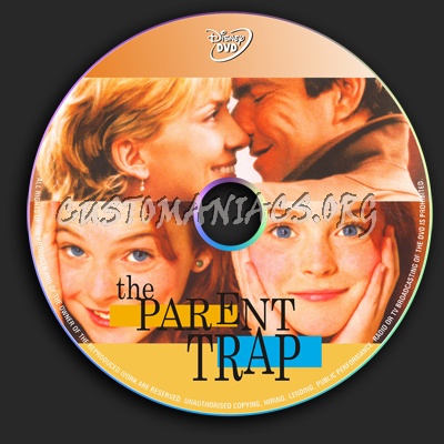 The Parent Trap dvd label