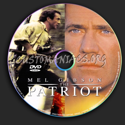 The Patriot dvd label