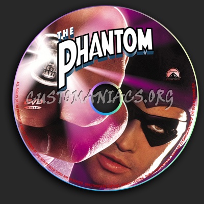The Phantom dvd label