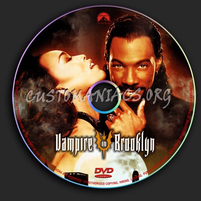 Vampire in Brooklyn dvd label