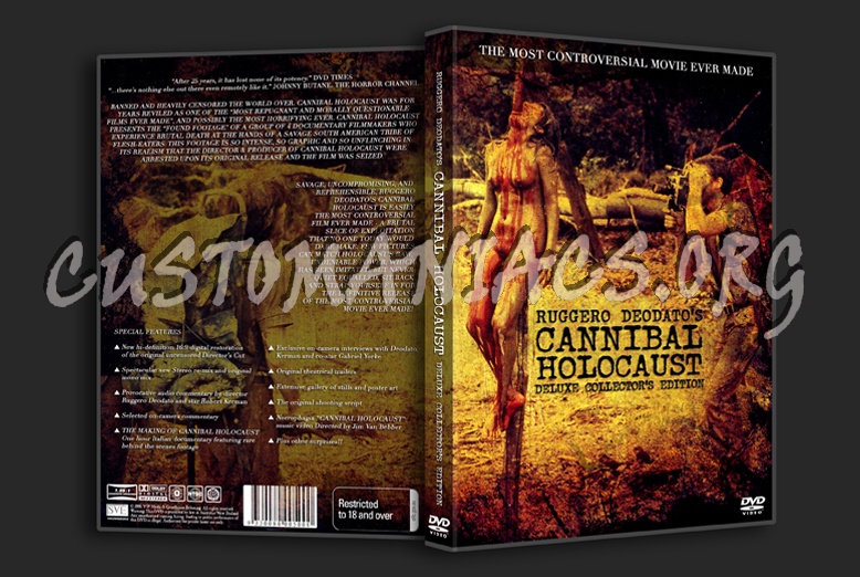 Cannibal Holocaust dvd cover