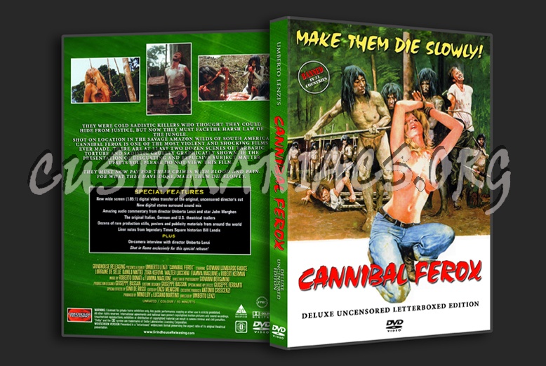 Cannibal Ferox dvd cover