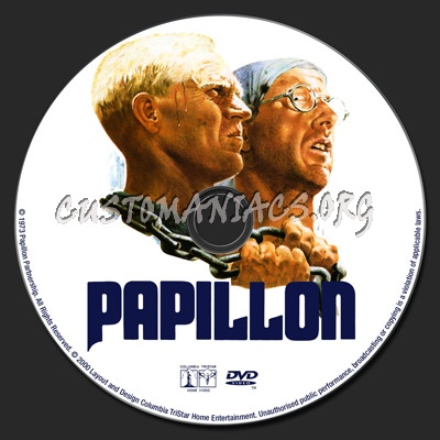 Papillon dvd label