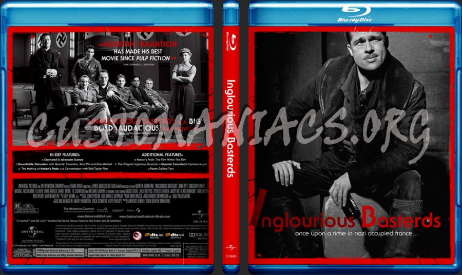 Inglourious Basterds blu-ray cover