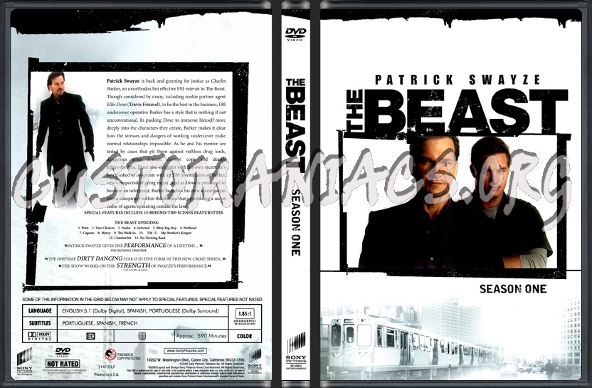 The Beast Season 1 dvd cover