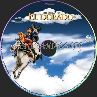 road to eldorado dvd label