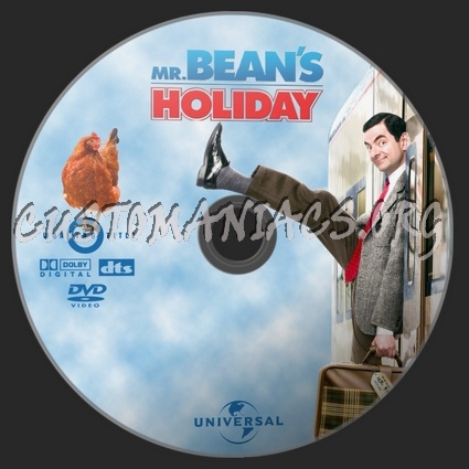 Mr. Bean's Holiday dvd label