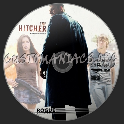 The Hitcher dvd label