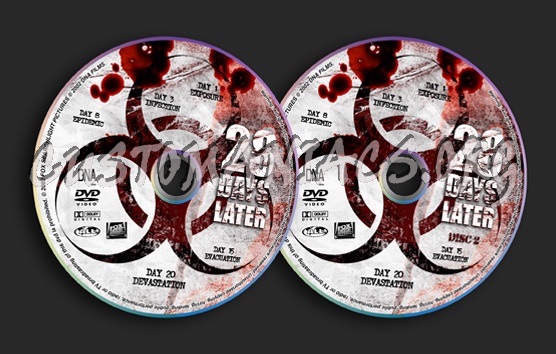 28 Days Later dvd label