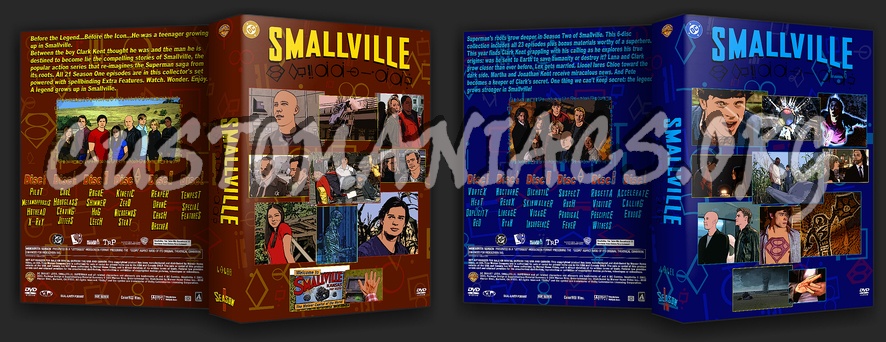 Smallville Season 1-5 dvd cover