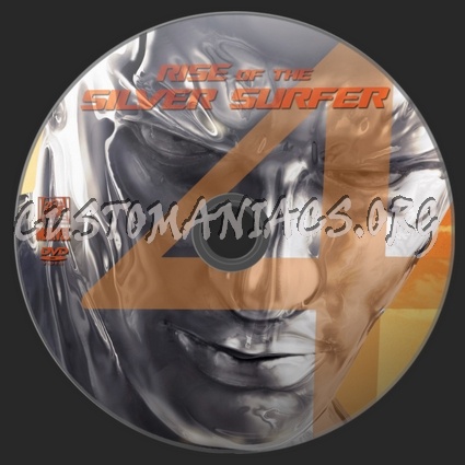 Fantastic 4 - Silver Surfer dvd label