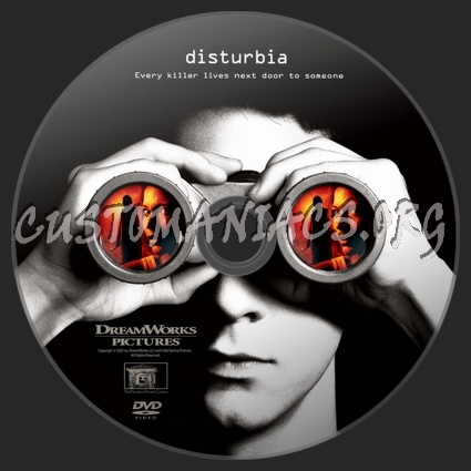 Disturbia dvd label