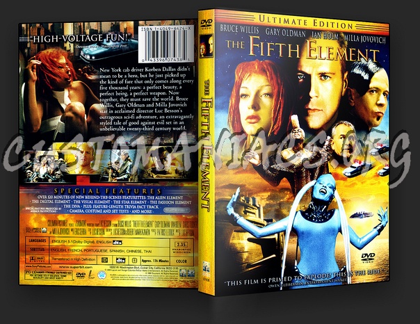 The Fifth Element dvd cover
