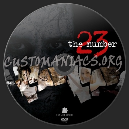 The Number 23 dvd label