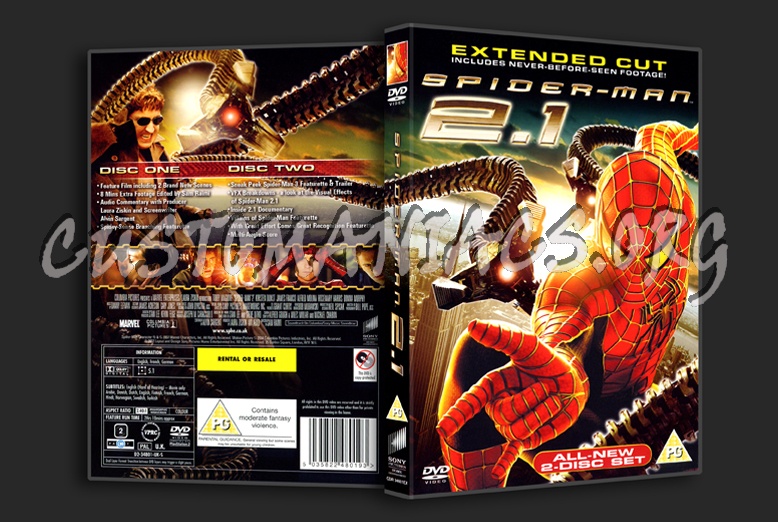 Spider-Man 2.1 dvd cover