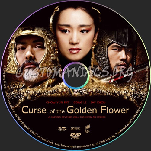 Curse of the Golden Flower dvd label