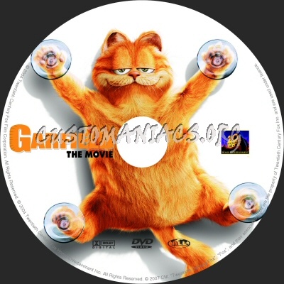 Garfield dvd label